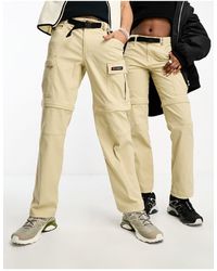 Berghaus - Dolpa - pantaloni cargo unisex beige con zip alle ginocchia - Lyst