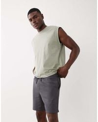 ASOS - Essentials Slim Mid Length Jersey Shorts - Lyst
