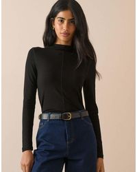 Nobody's Child - High Neck Jersey Top - Lyst