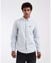 Fred Perry - Relaxed Washed Twill Shirt - Lyst