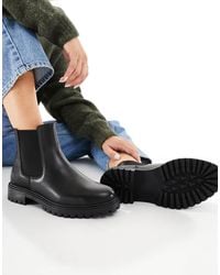 ALDO - – adalitlan – chelsea-stiefeletten aus em leder - Lyst