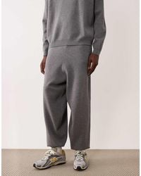 ASOS - Oversized Knitted Cuffed Joggers - Lyst