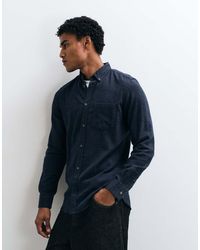 French Connection - Gingham Check Long Sleeve Flannel Shirt - Lyst