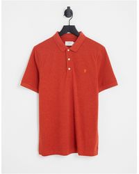 Farah - Blanes Slim Fit Cotton Polo Shirt - Lyst