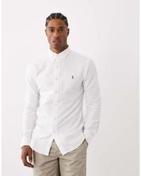 Polo Ralph Lauren - Slim Fit Stretch Poplin Shirt - Lyst