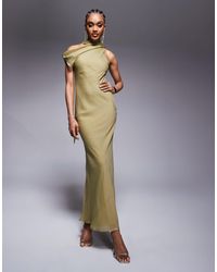 ASOS - Asos design tall – hochgeschlossenes maxikleid - Lyst