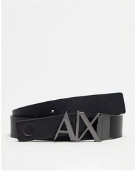 Armani Exchange - Reversible Leather Belt - Lyst