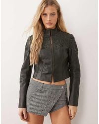 Urbancode - Structured Jacket With Embroidery Detailing - Lyst