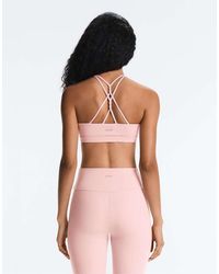 Oysho - Comfortlux Light Support Sports Bra With Crossover Straps - Lyst