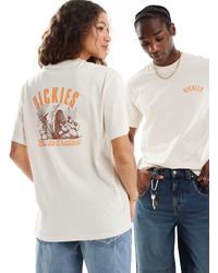 Dickies - Dendron - t-shirt a maniche corte sporco con stampa sul retro - Lyst