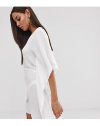 South Beach Exclusieve Metallic Gestreepte Kaftan