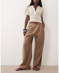Threadbare - Box Pleat Wide Leg Pants - Lyst