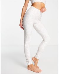 & Other Stories Co-ord Recycled Polyamide leggings - White