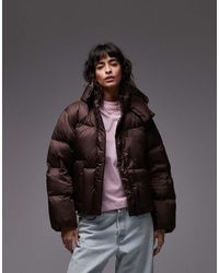 Levi's - Kort Gewatteerd Western Pufferjack - Lyst