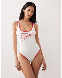 Speedo - Solid Scoop Bound Swimsuit - Lyst