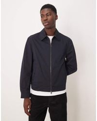 Mango - Cotton Mix Collared Jacket - Lyst