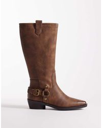 Glamorous - Western Knee Boots - Lyst