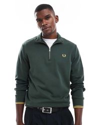Fred Perry - Sweat à col zippé - Lyst