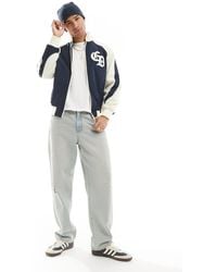 Criminal Damage - Micro Sherpa & Nylon Tracksuit Jacket - Lyst
