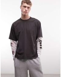 Huf - Leon Long Sleeve Double Layer T-Shirt - Lyst