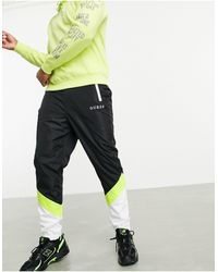 guess neon nylon active shorts