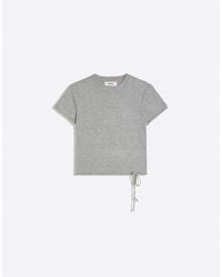 Bershka - Round Neck Short-Sleeved T-Shirt - Lyst