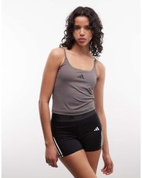 adidas Originals - Adidas Training Optime Light Support Strap Top - Lyst