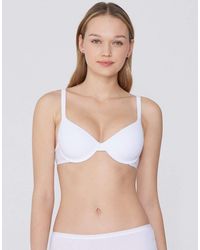 Tezenis - Athens Cotton Push-Up Bra - Lyst