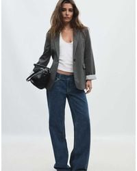 Stradivarius - Regular Fit Houndstooth Blazer - Lyst