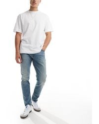Polo Ralph Lauren - Parkside - jeans dritti lavaggio chiaro - Lyst
