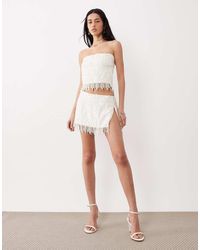 Dippin' Daisy's - Dippin Daisys Bridal Sequin Mini Skirt - Lyst