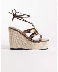 Public Desire - Dorothy Espadrille Wedge Sandals - Lyst