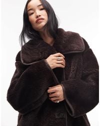 ARKET - Oversized Faux Shearling Jacket - Lyst