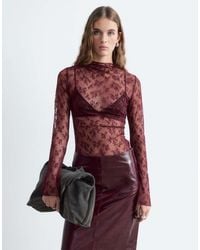 & Other Stories - Long Sleeve Lace Top - Lyst