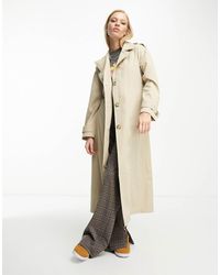ONLY - Longline Trench Coat - Lyst