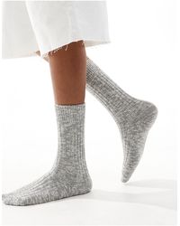 Birkenstock - Slub Cotton Womens Socks - Lyst