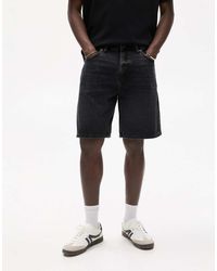 Pull&Bear - Standaard Denim Bermudashorts - Lyst