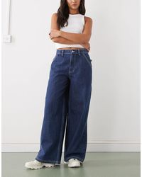 Collusion - X007 - jean skater baggy xl à taille basse - brut - Lyst