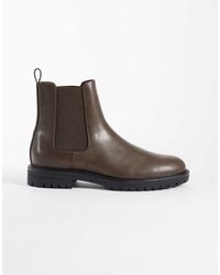 ASOS - Chelsea Boots With Cleated Sole - Lyst
