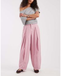 Miss Selfridge - Casual Barrel Leg Trouser - Lyst