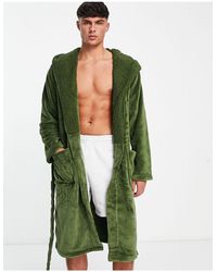 en slaapmode voor Badjassen en ochtendjassen Chelsea Peers Badjas in het Groen voor heren Heren Kleding voor voor Nacht 