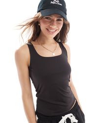 Pieces - Slinky Reversible Singlet Top - Lyst