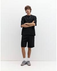 Pull&Bear - Interlock Jogger Bermuda Shorts - Lyst