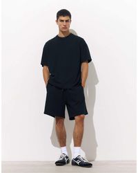 Pull&Bear - Bermuda molletonné texturé - Lyst