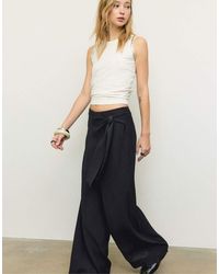Stradivarius - Flowing Sarong Trousers - Lyst