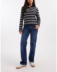 ONLY - Blush Straight Leg Jeans - Lyst