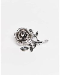 ASOS - 3d Rose Brooch - Lyst