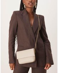 Mango - Classic Cross Body Bag With Gold Chain - Lyst