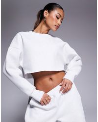 Wanderdoll - Everyday - sweat d'ensemble court avec envers en polaire épais - clair - Lyst