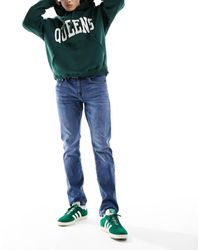 Only & Sons - Vaqueros Elásticos Con Lavado Medio De Corte Estándar Weft De -Azul - Lyst